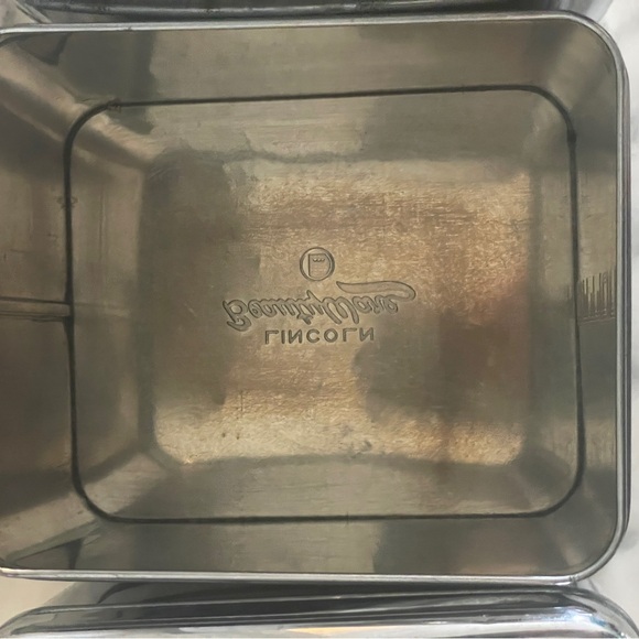 Vintage 1950’s Lincoln Beautyware Chrome Stackable 4 Piece Canister Set MCM - Picture 7 of 9